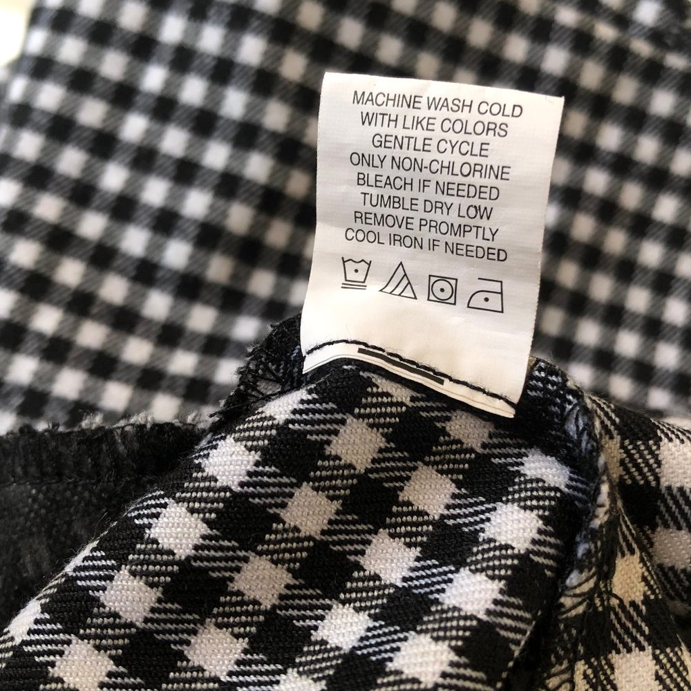 Eyeshadow Short Skirt Checks Plaid A-Line Vented - Picture 7 of 8